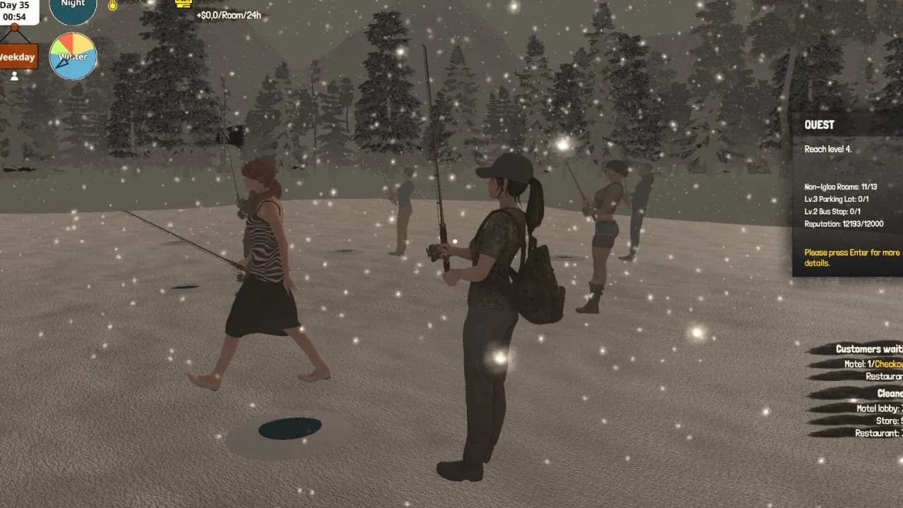 Arctic Motel Simulator — скриншот 3