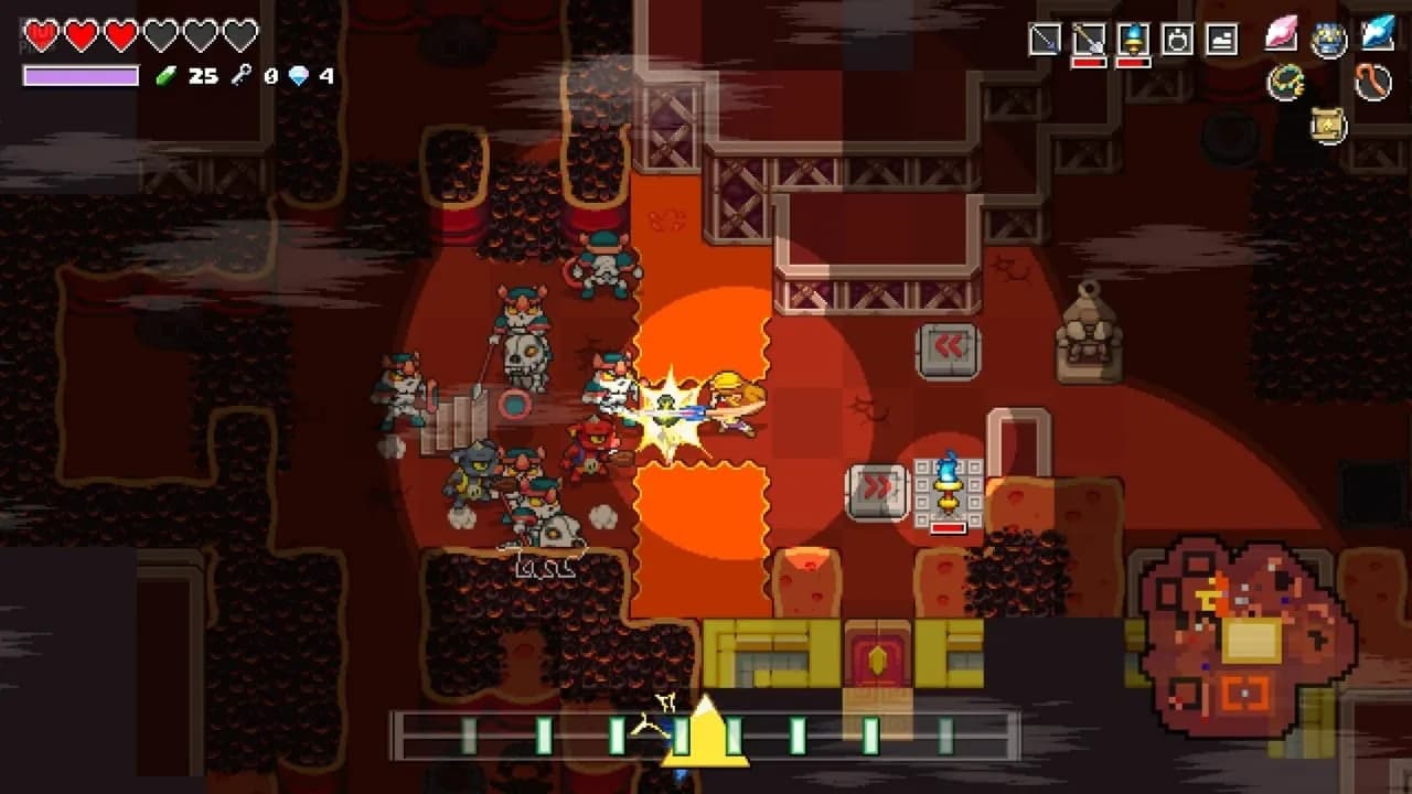 Cadence of Hyrule: Crypt of the NecroDancer Featuring The Legend of Zelda — скриншот 1