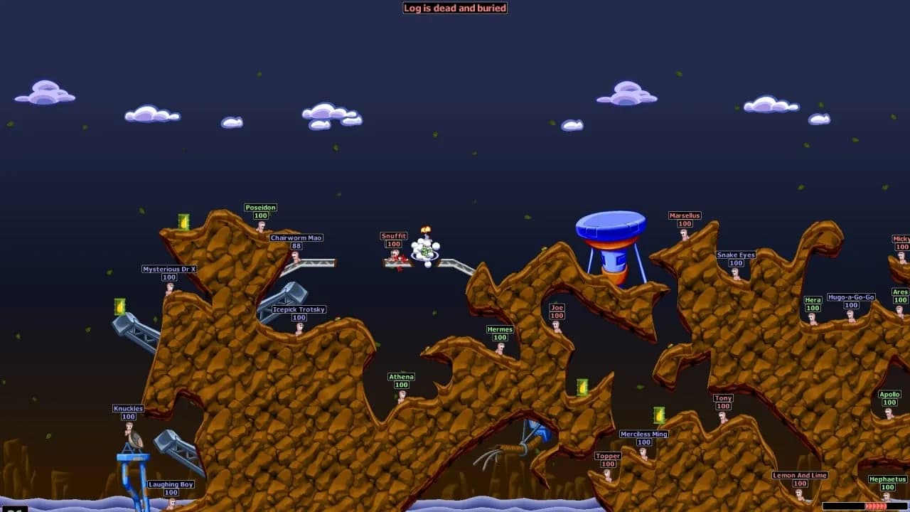 Worms World Party Remastered — скриншот 1