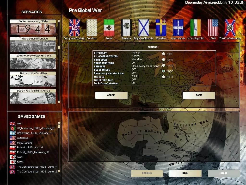 Hearts of Iron 2: Doomsday Armageddon — скриншот 9