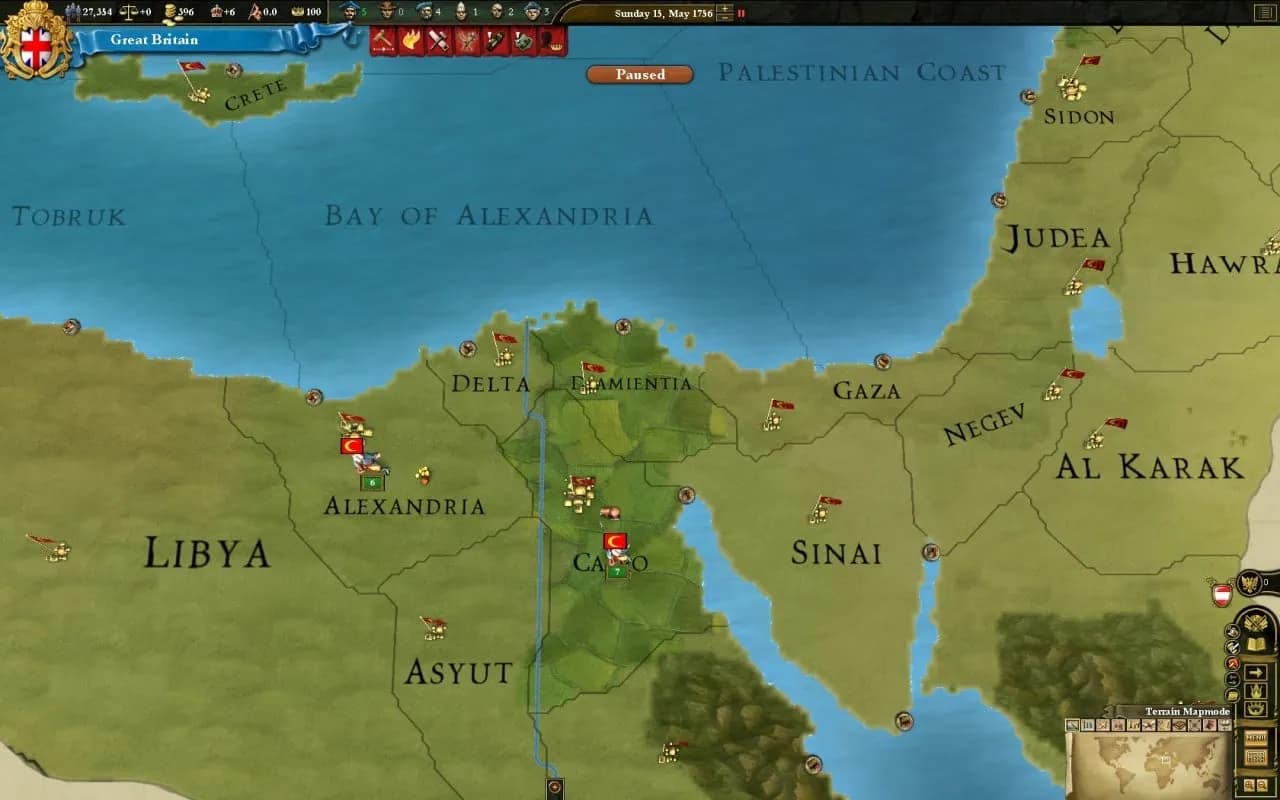Europa Universalis 3: Divine Wind — скриншот 1
