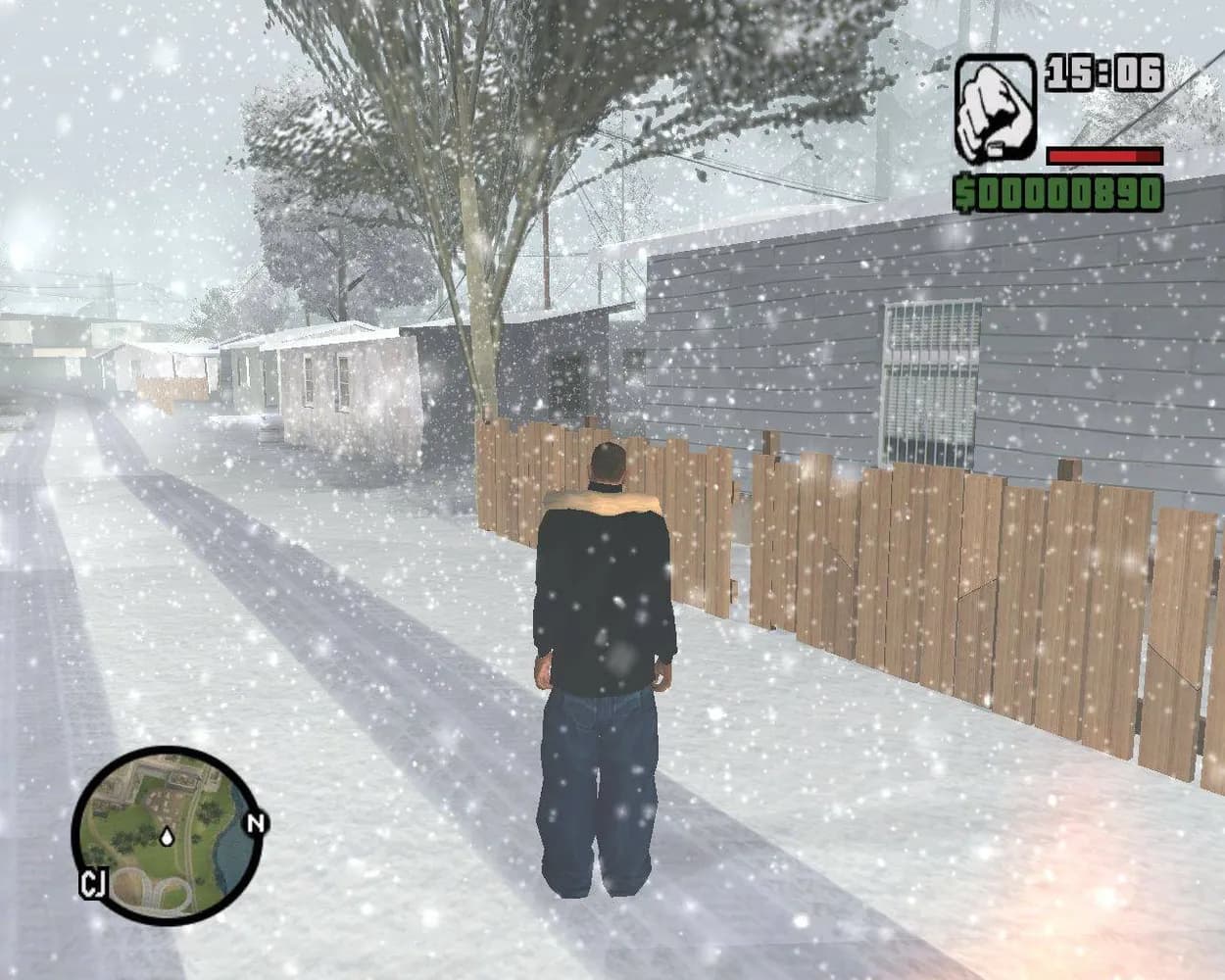 Grand Theft Auto: San Andreas - Winter Edition — скриншот 3
