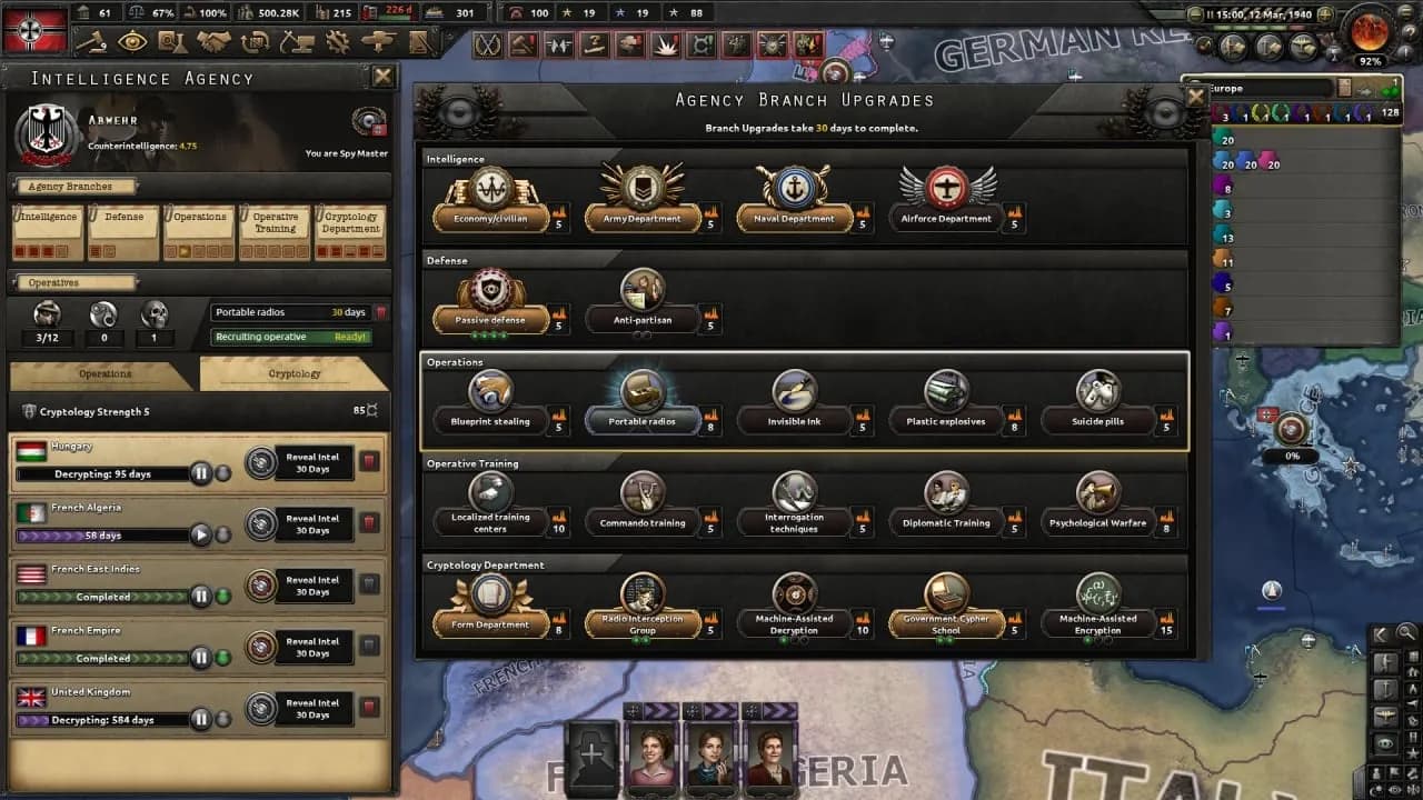 Hearts of Iron 4: La Résistance — скриншот 2