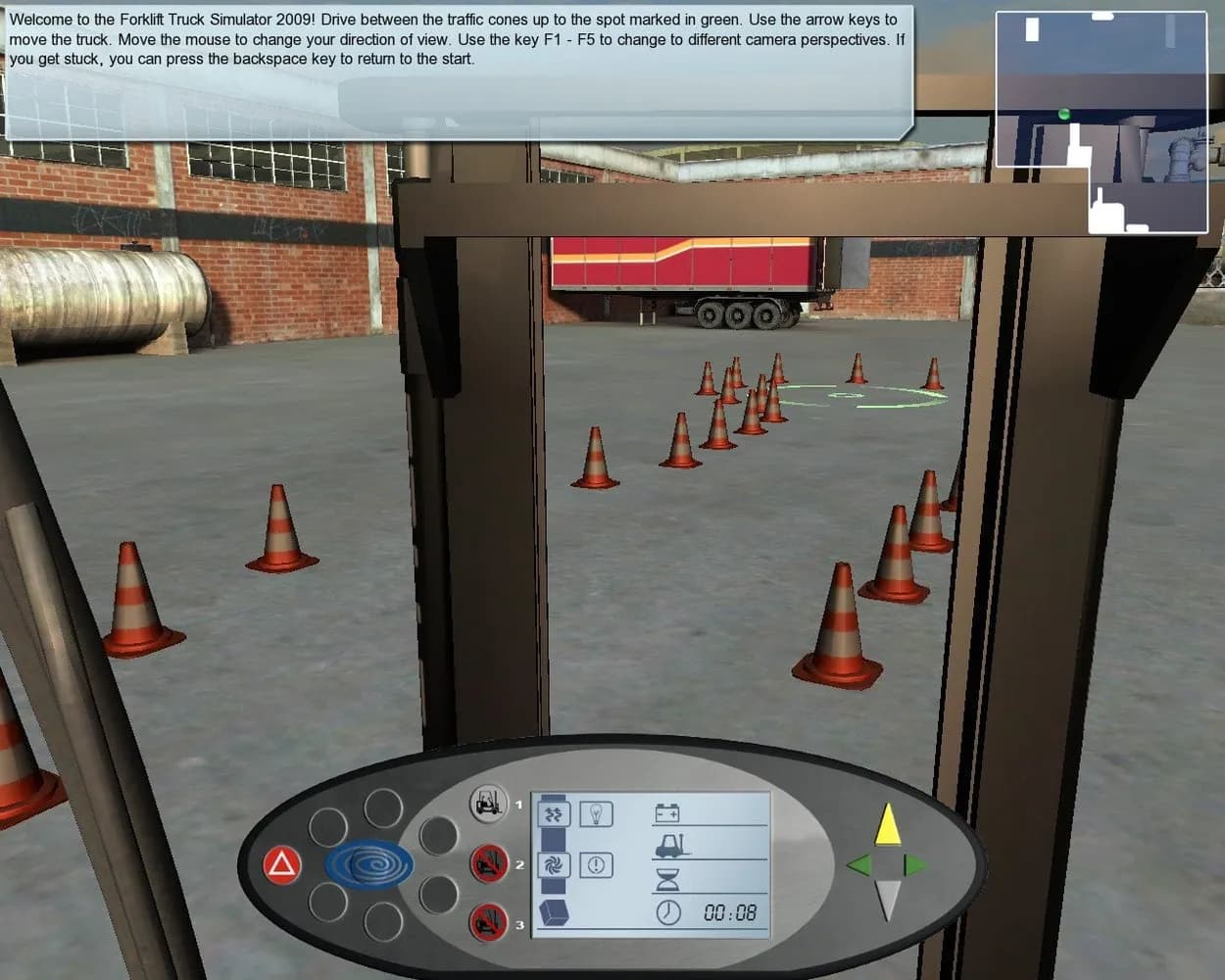 Forklift Truck Simulator 2009 — скриншот 4