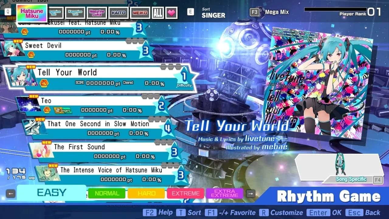 Hatsune Miku: Project DIVA Mega Mix+ — скриншот 3