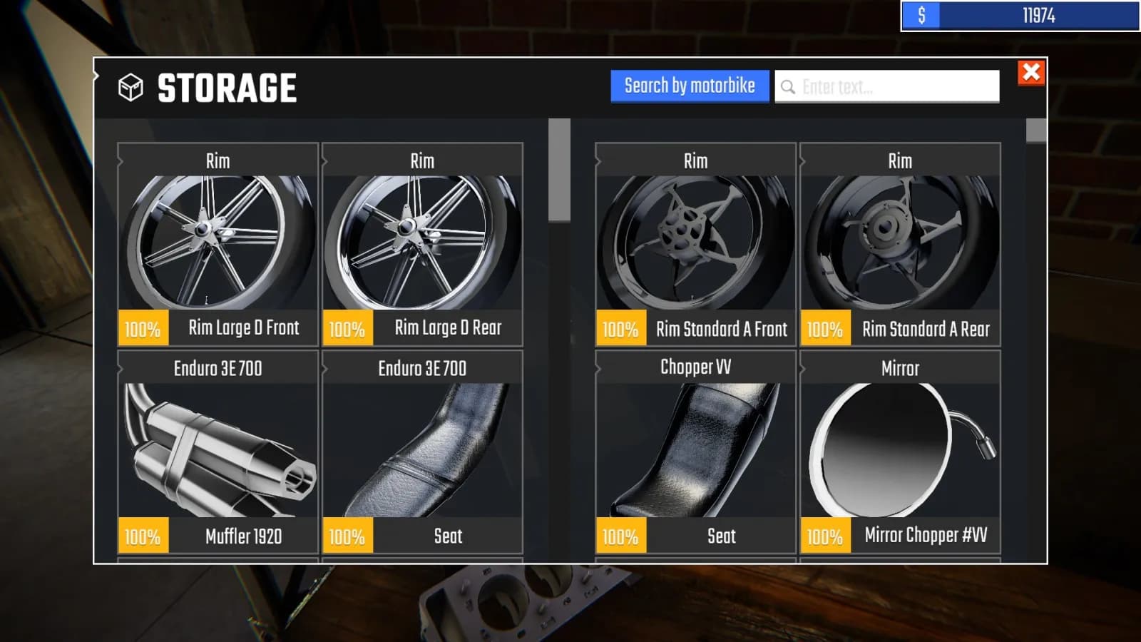 Biker Garage: Mechanic Simulator — скриншот 5