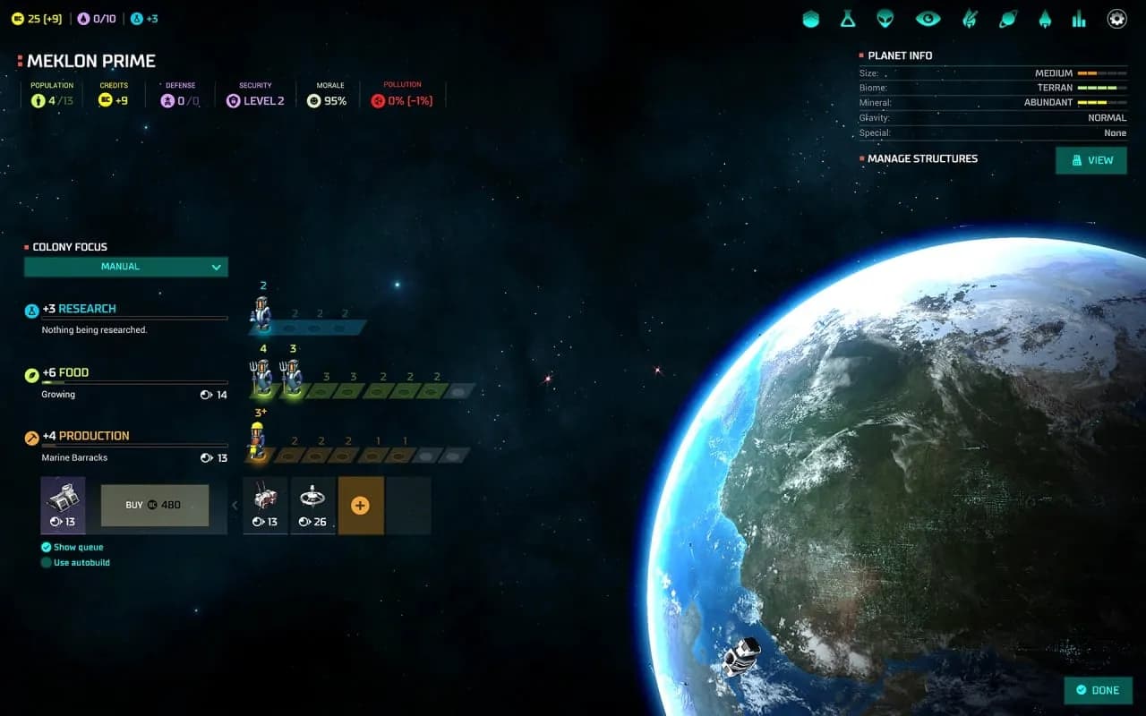 Master of Orion — скриншот 3