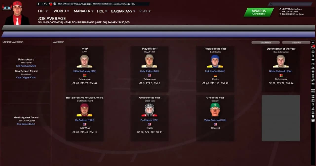 Franchise Hockey Manager 7 — скриншот 10