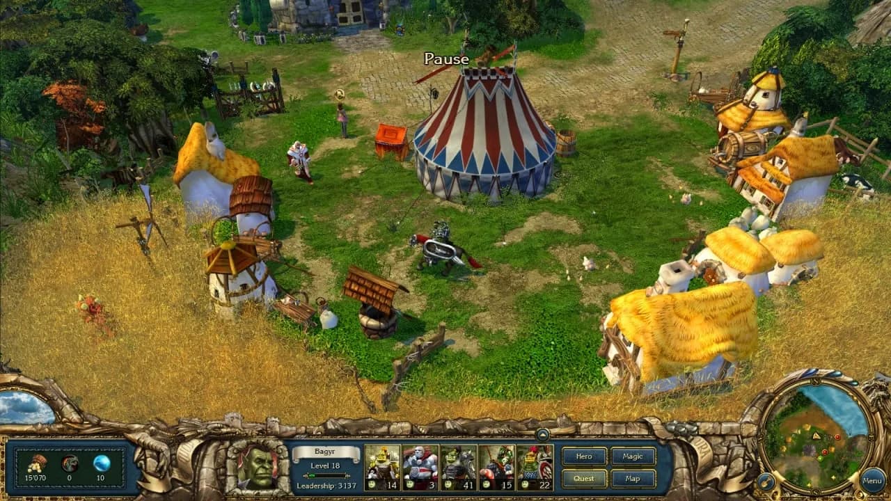 King's Bounty: Dark Side — скриншот 1