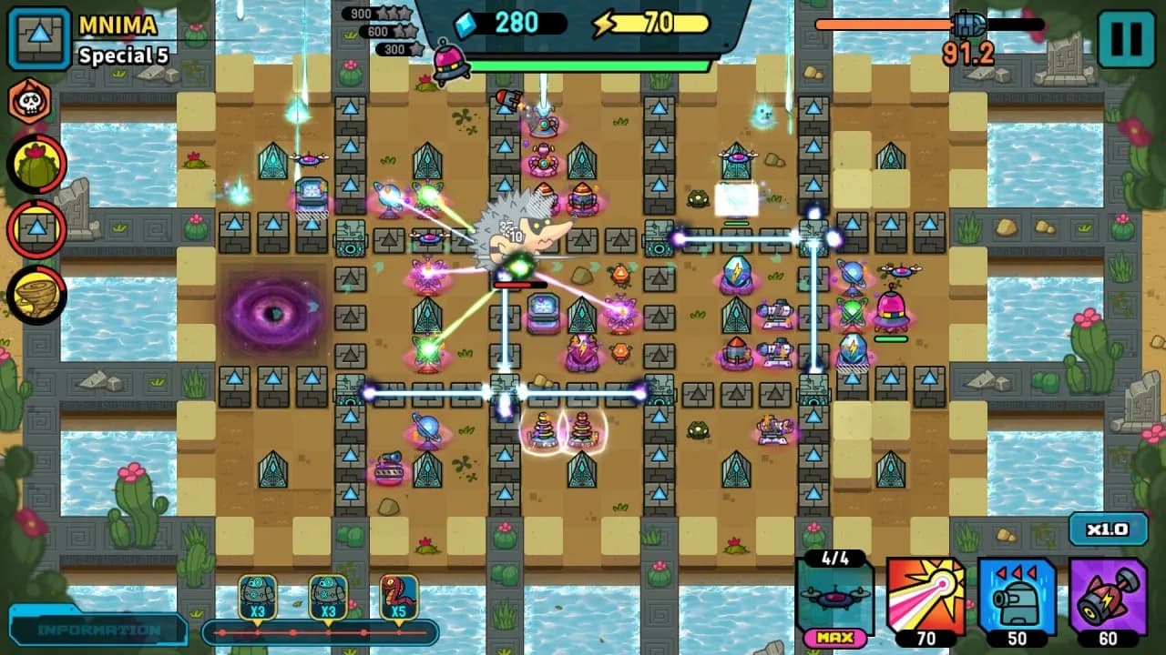 Broken Universe - Tower Defense — скриншот 2