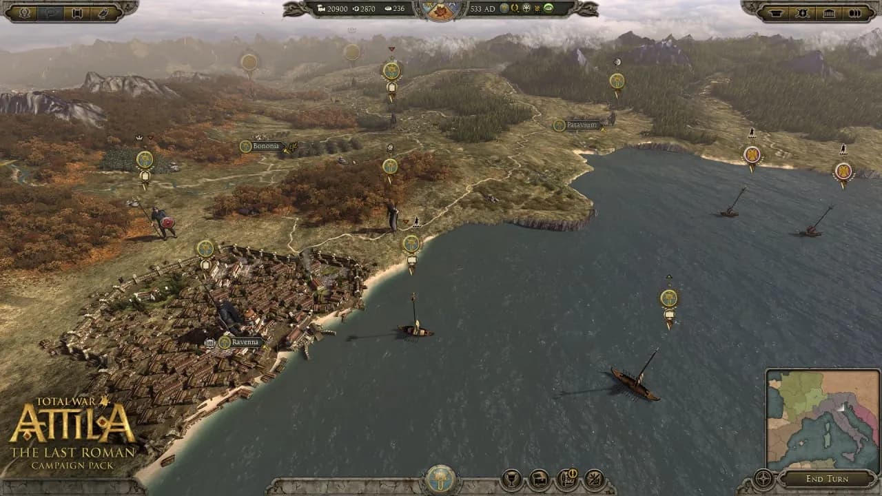Total War: ATTILA - The Last Roman Campaign Pack — скриншот 3