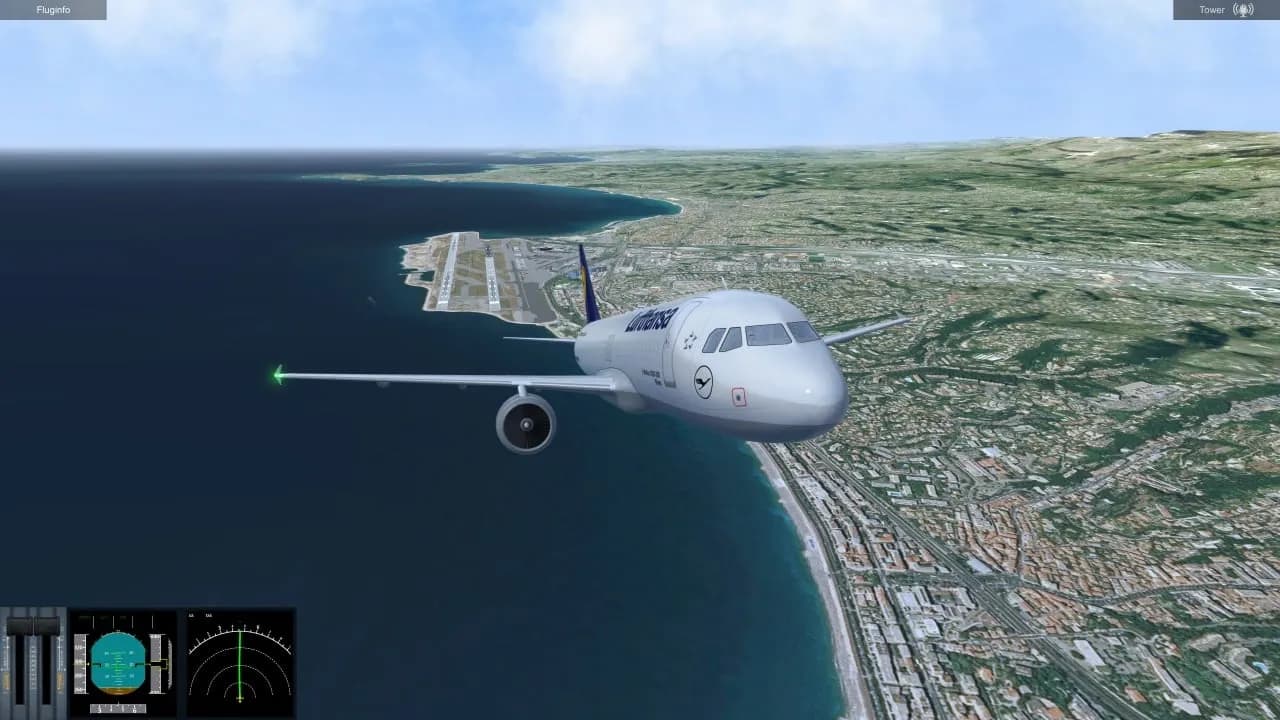 Urlaubsflug Simulator – Holiday Flight Simulator — скриншот 1