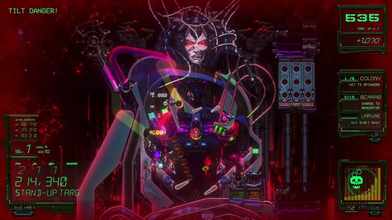 XENOTILT: HOSTILE PINBALL ACTION — скриншот 1