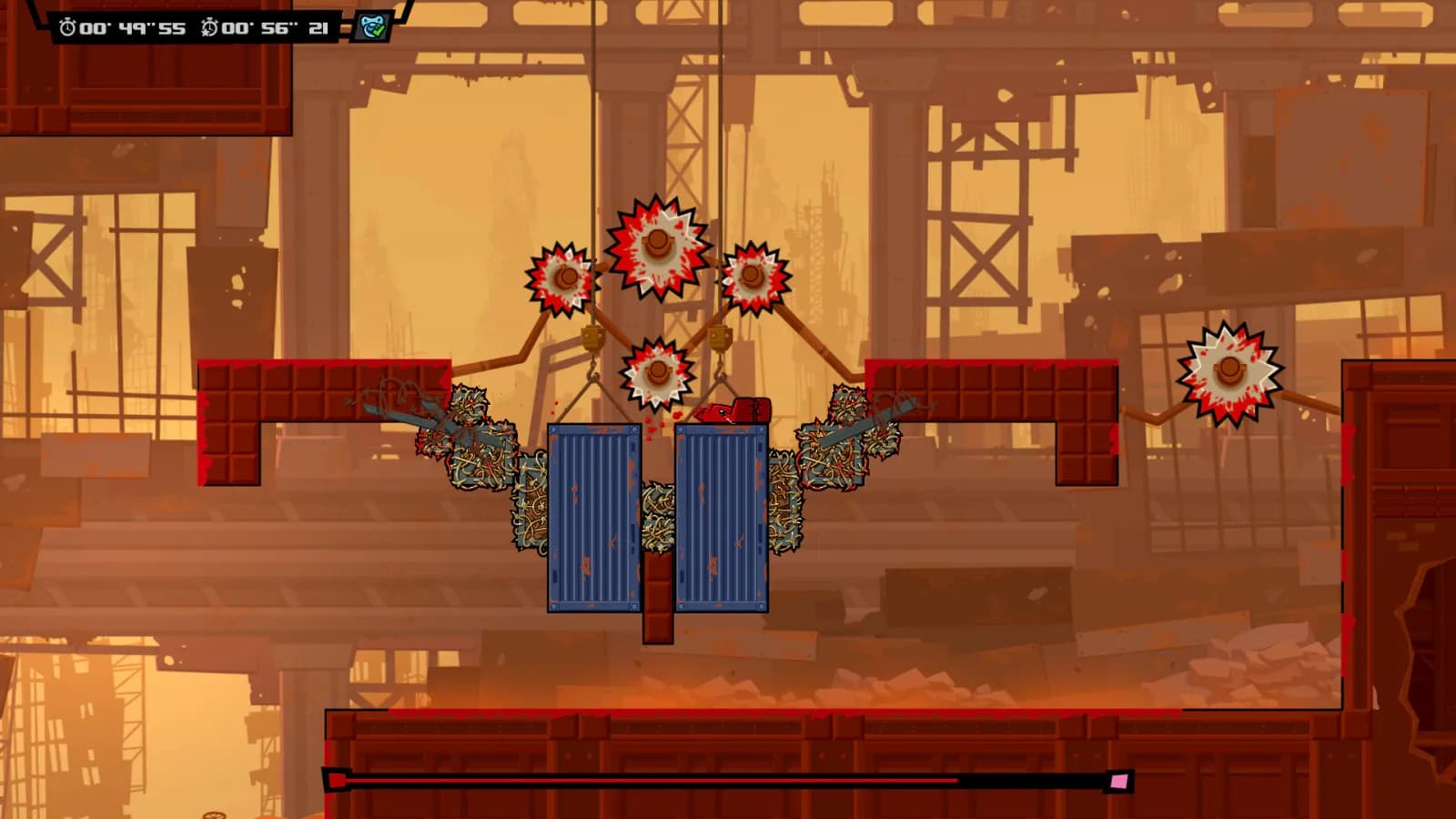 Super Meat Boy Forever — скриншот 2