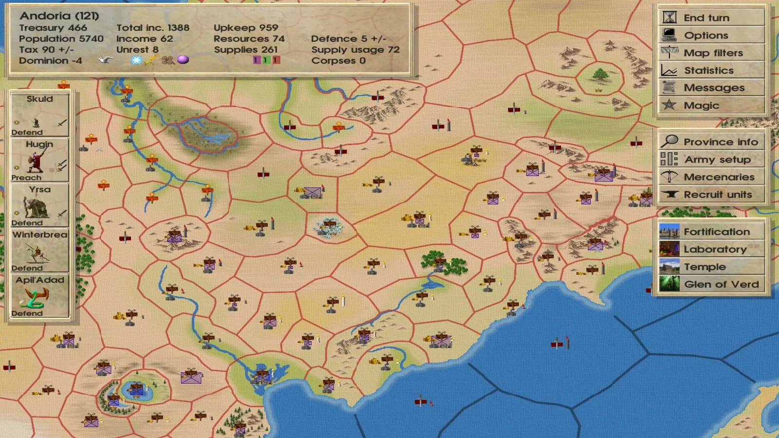 Dominions 2 - The Ascension Wars — скриншот 3