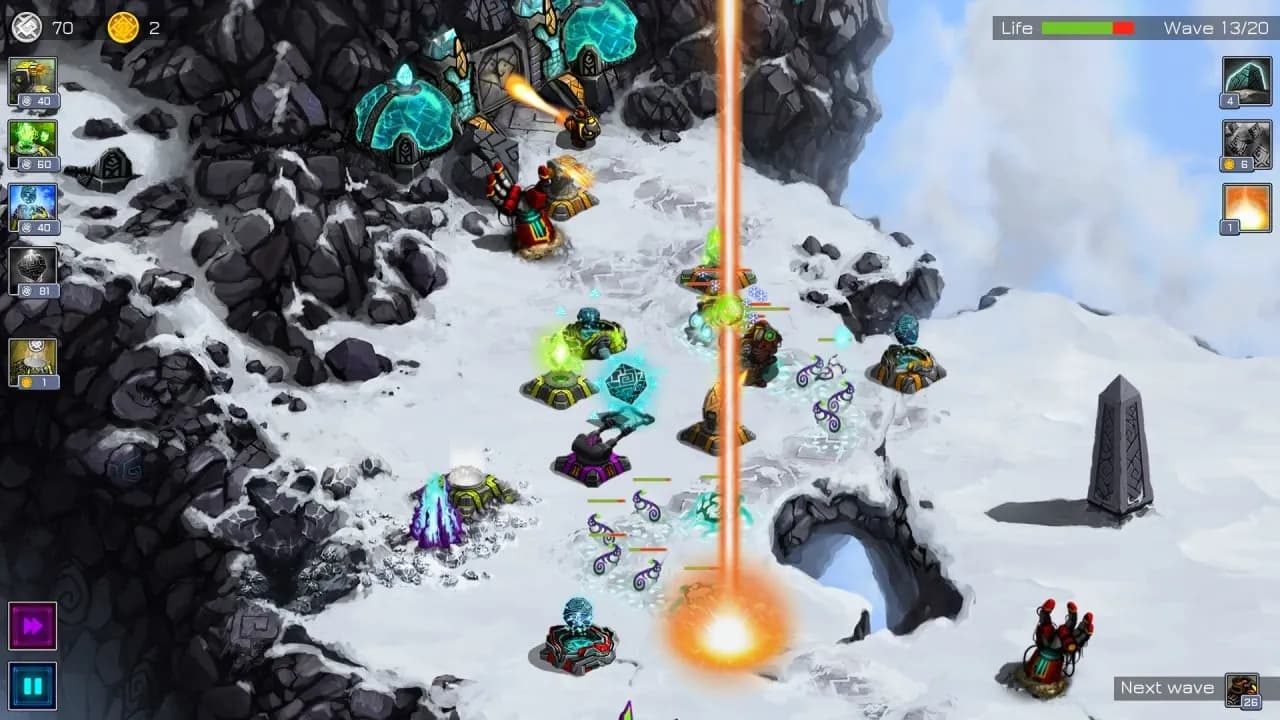 Ancient Planet Tower Defense — скриншот 1