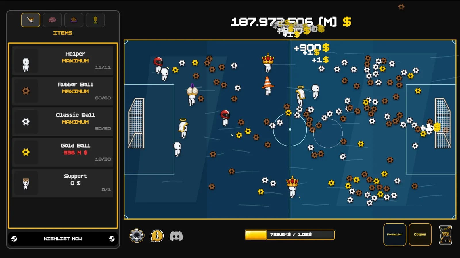 Goal Idle — скриншот 3