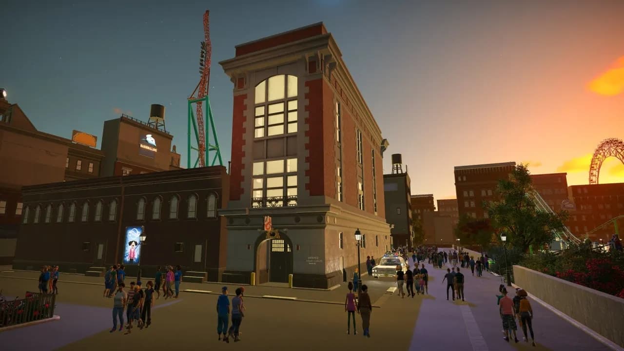 Planet Coaster: Ghostbusters — скриншот 4