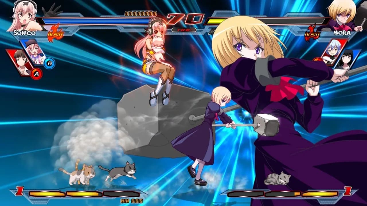 Nitroplus Blasterz: Heroines Infinite Duel — скриншот 8