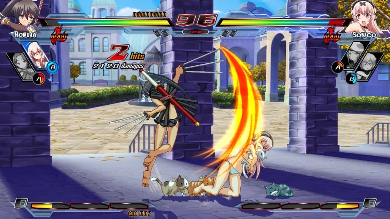 Nitroplus Blasterz: Heroines Infinite Duel — скриншот 10