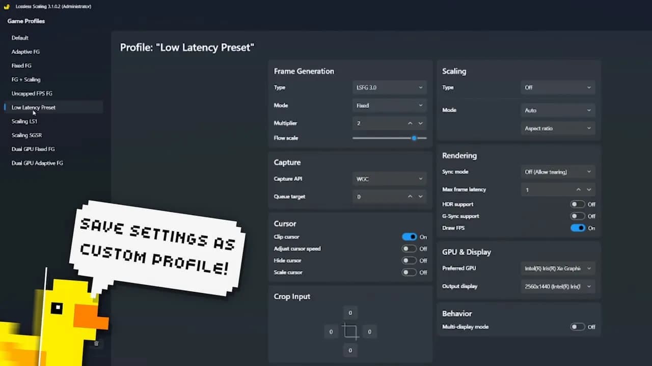Lossless Scaling — скриншот 6