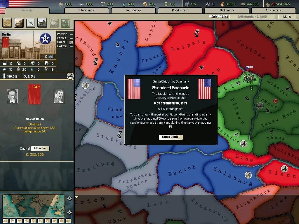 Hearts of Iron 2 Complete — скриншот 2