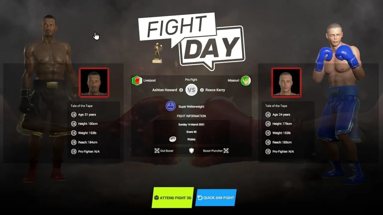 Boxing Club Manager — скриншот 9
