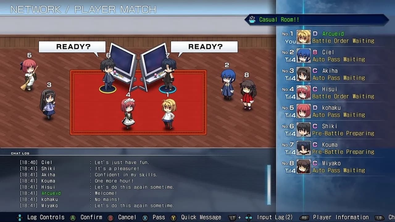 MELTY BLOOD: TYPE LUMINA — скриншот 5