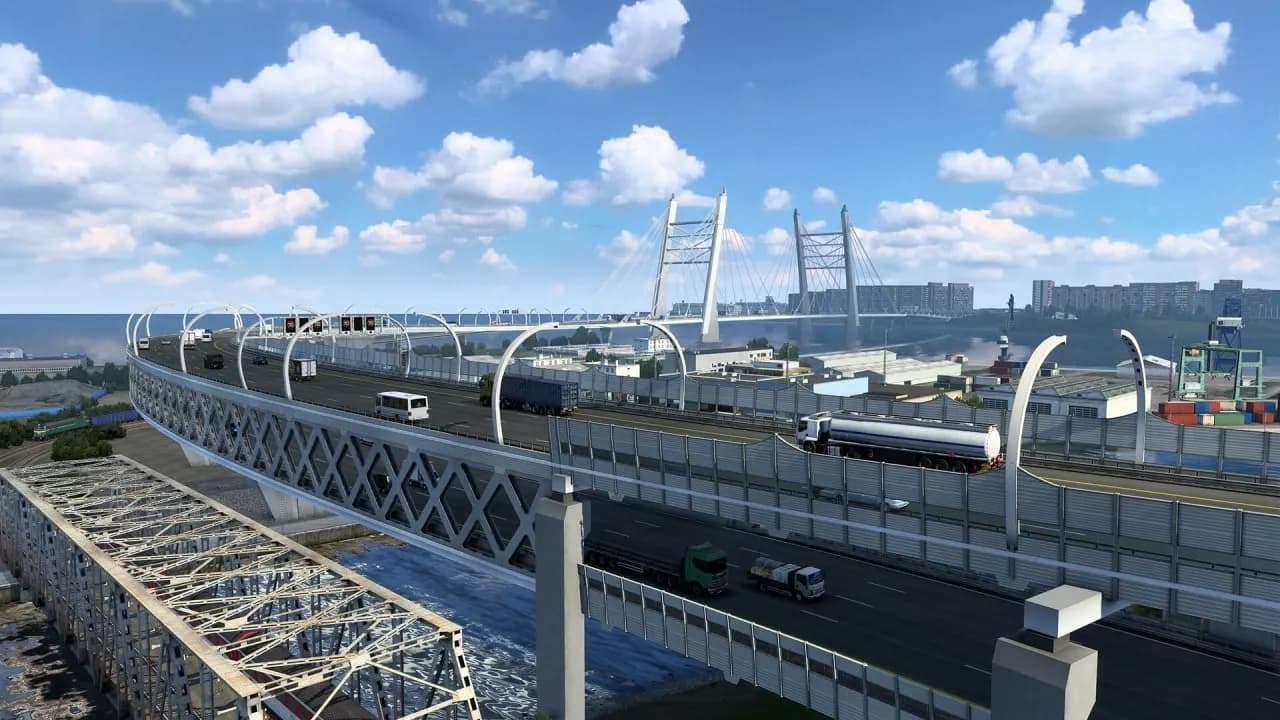 Euro Truck Simulator 2 - Beyond the Baltic Sea — скриншот 1