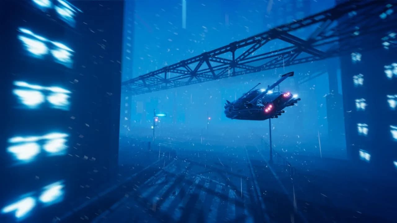 Hovercars 3077: Underground racing — скриншот 10