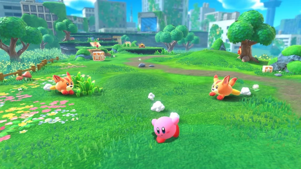 Kirby and the Forgotten Land — скриншот 2