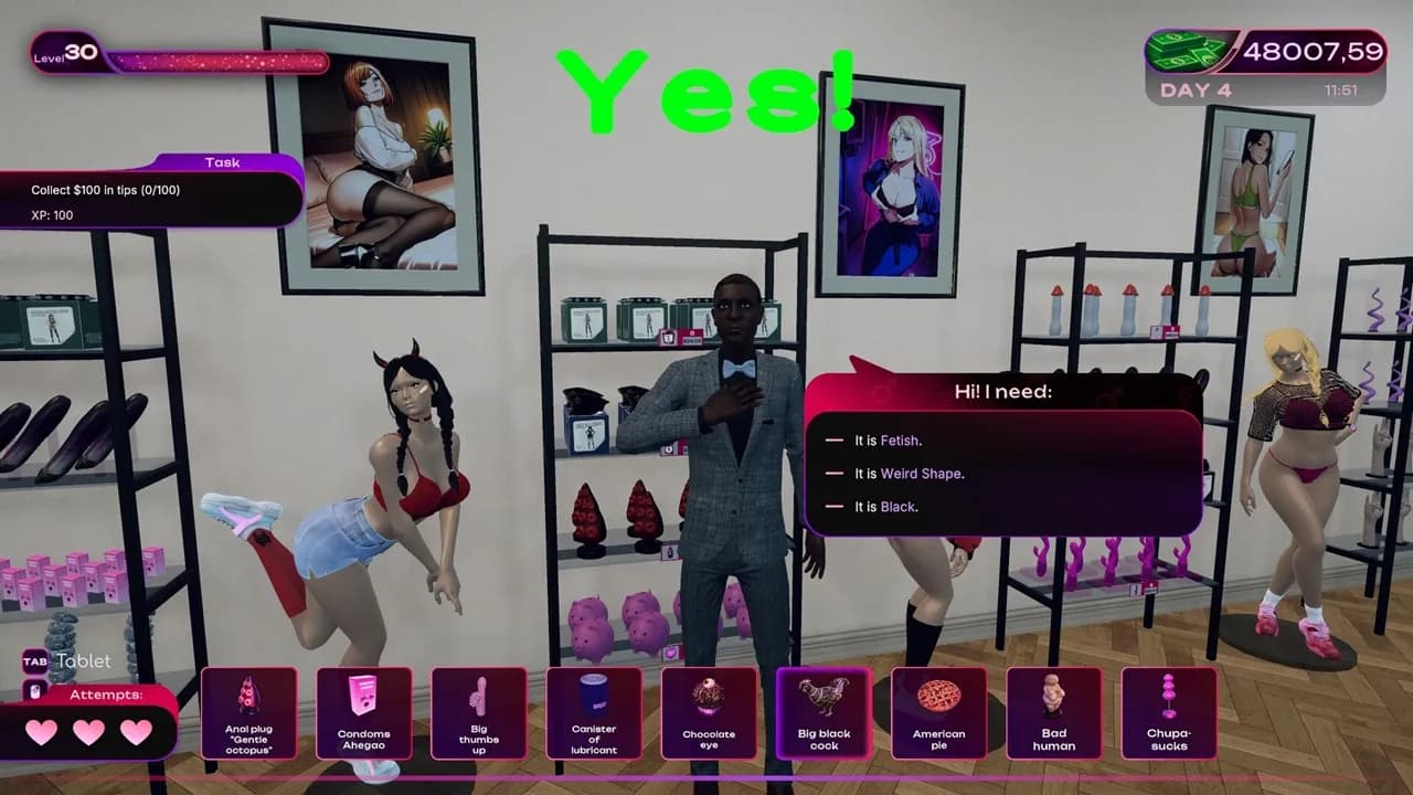 LOVE SHOP Simulator — скриншот 6