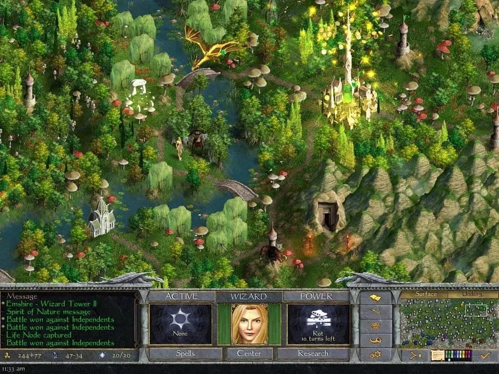 Age of Wonders Shadow Magic — скриншот 1