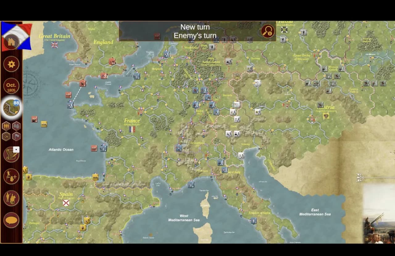 Napoleon's Eagles: Game of the Napoleonic Wars — скриншот 1