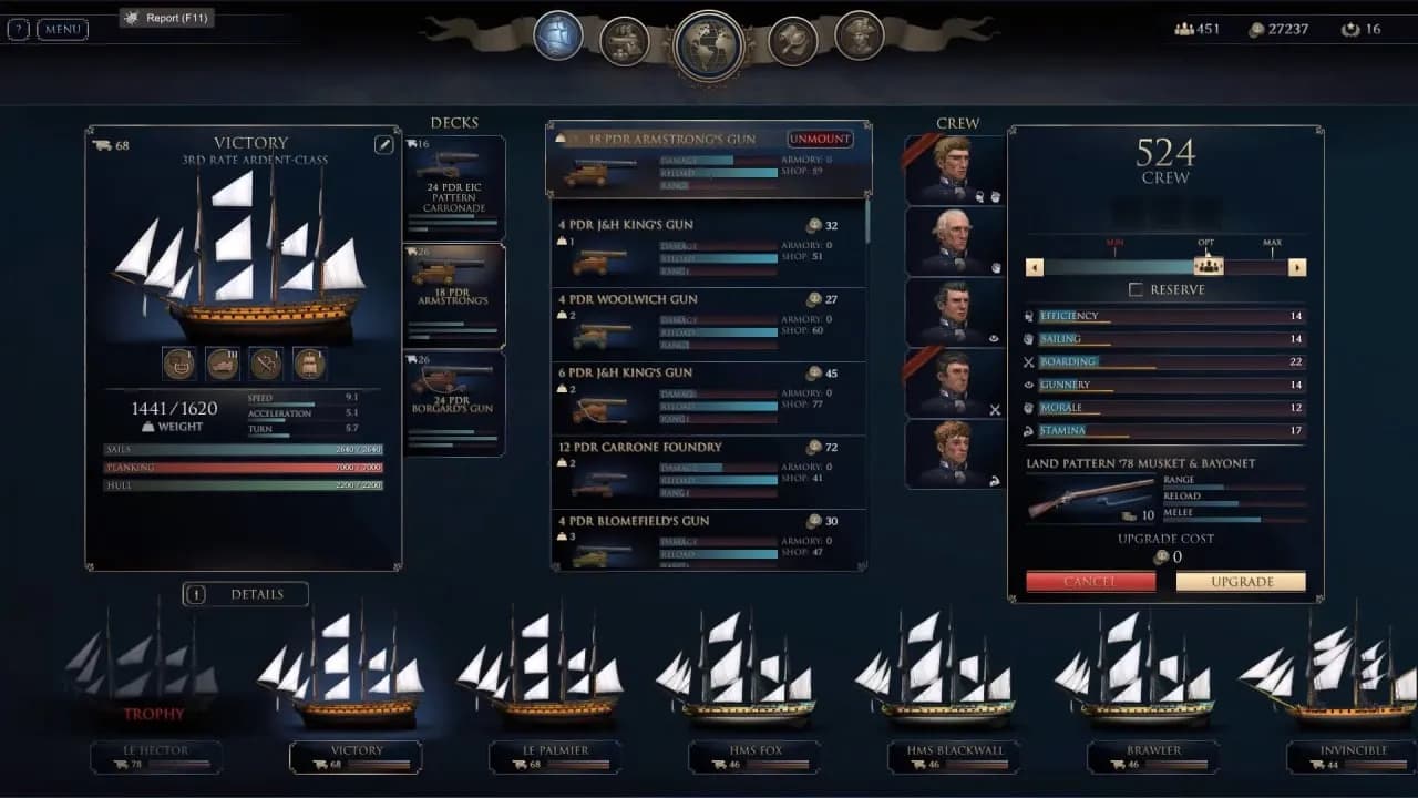 Ultimate Admiral: Age of Sail — скриншот 6