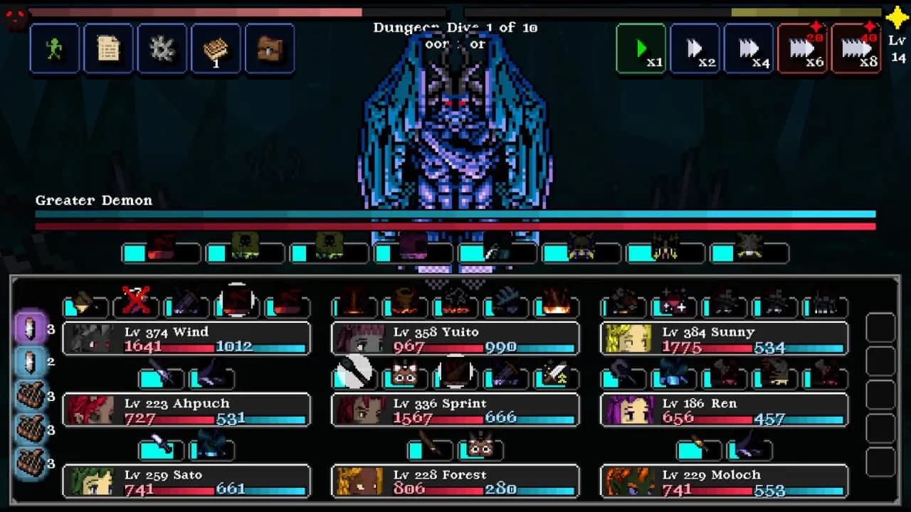 Legends of Dragaea: Idle Dungeons — скриншот 1