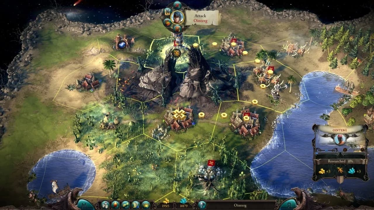 Eador. Masters of the Broken World — скриншот 1