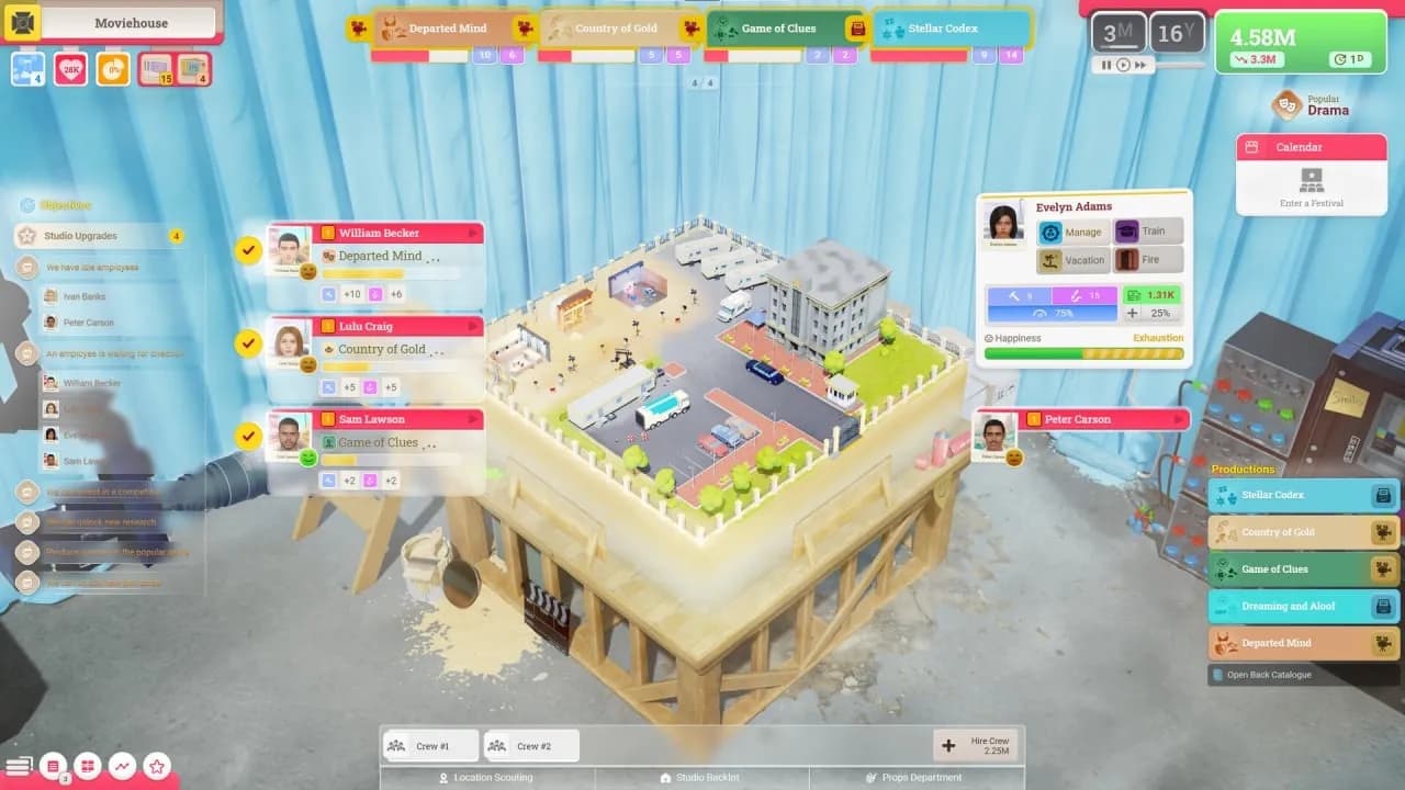Moviehouse – The Film Studio Tycoon — скриншот 2