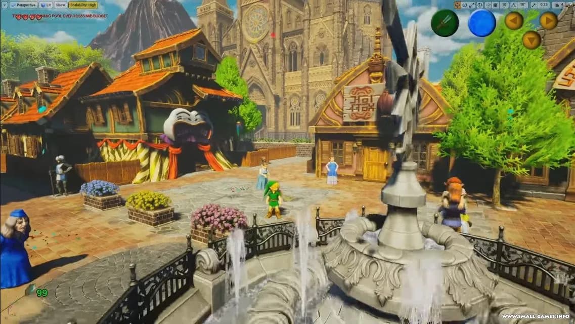 Zelda Ocarina of Time: Unreal Engine 4 Remake — скриншот 3