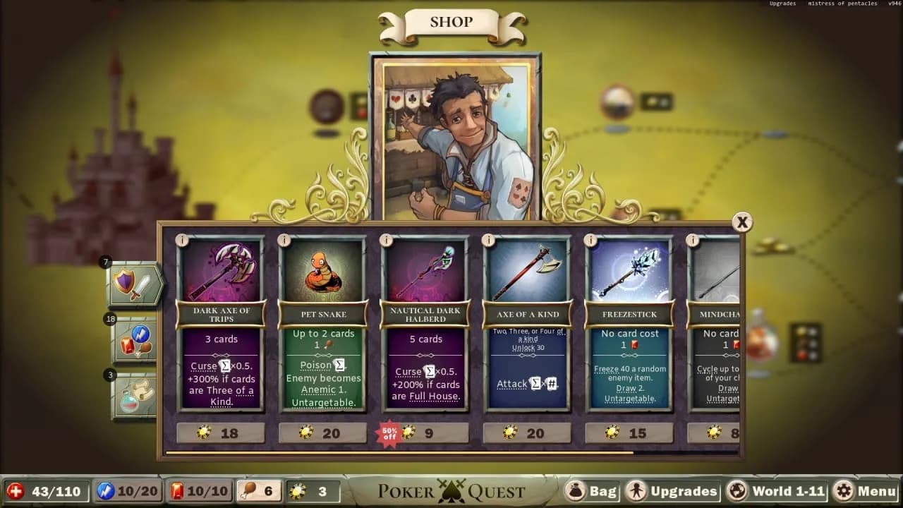 Poker Quest: Swords and Spades — скриншот 2