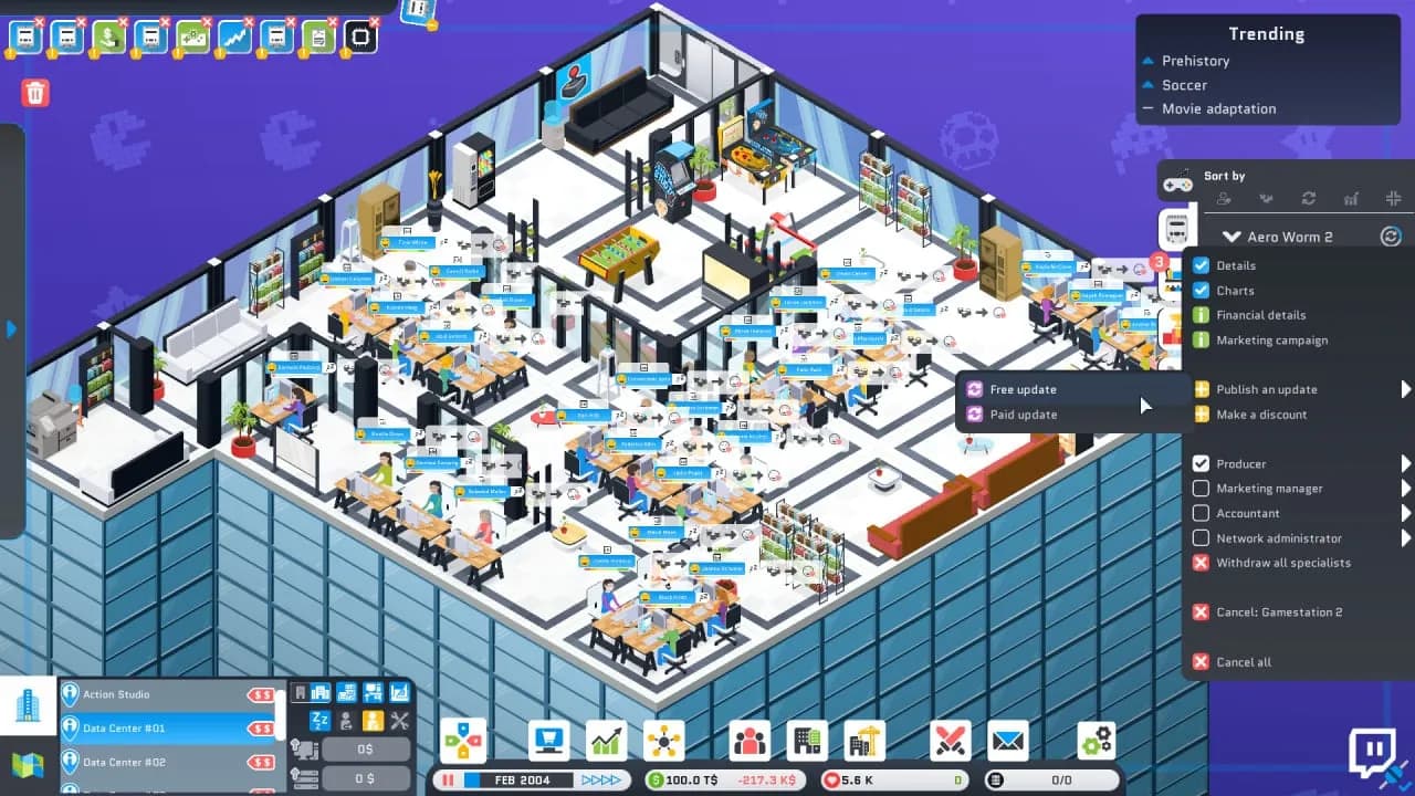 City Game Studio: a tycoon about game dev — скриншот 9