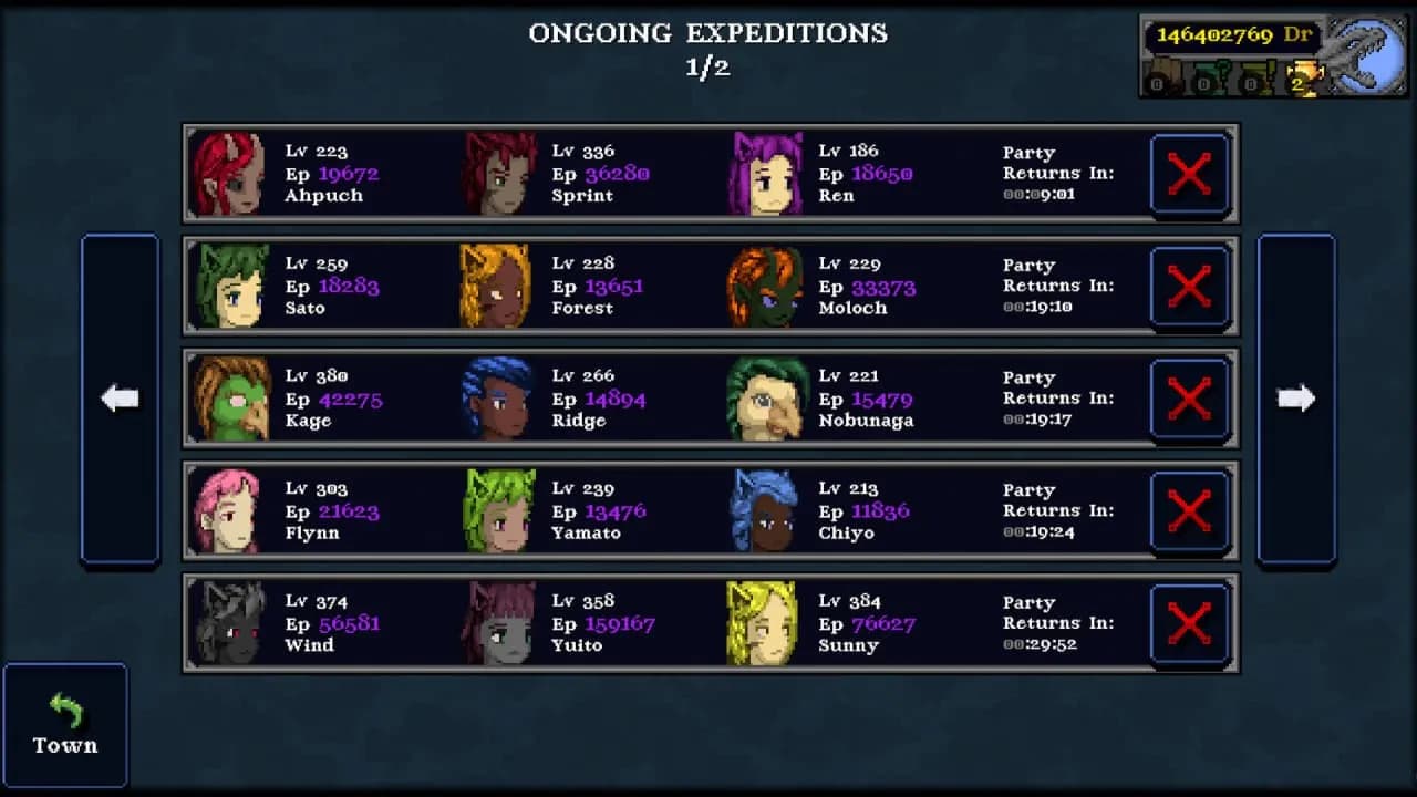 Legends of Dragaea: Idle Dungeons — скриншот 7