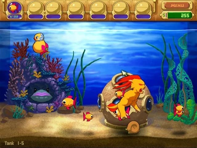 Insaniquarium Deluxe — скриншот 1