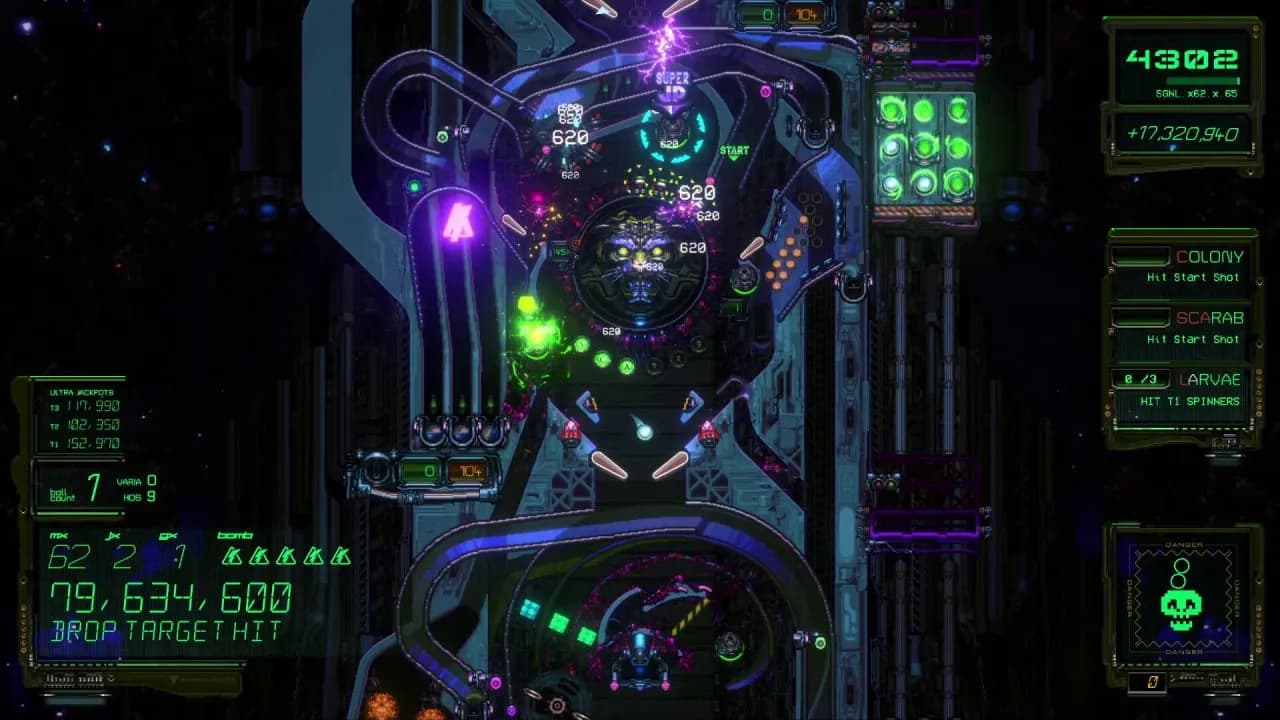 XENOTILT: HOSTILE PINBALL ACTION — скриншот 9