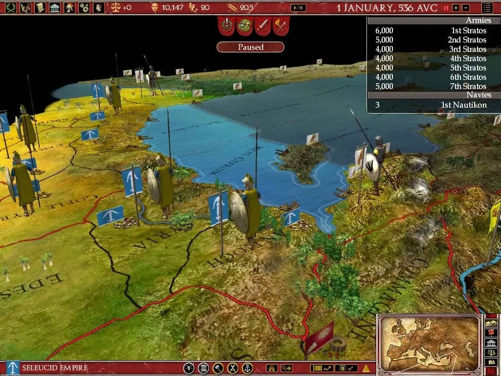 Europa Universalis: Rome - Gold Edition — скриншот 7