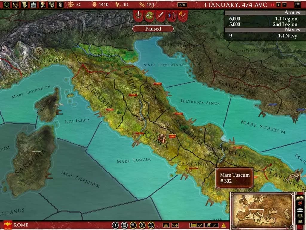 Europa Universalis: Rome - Gold Edition — скриншот 9