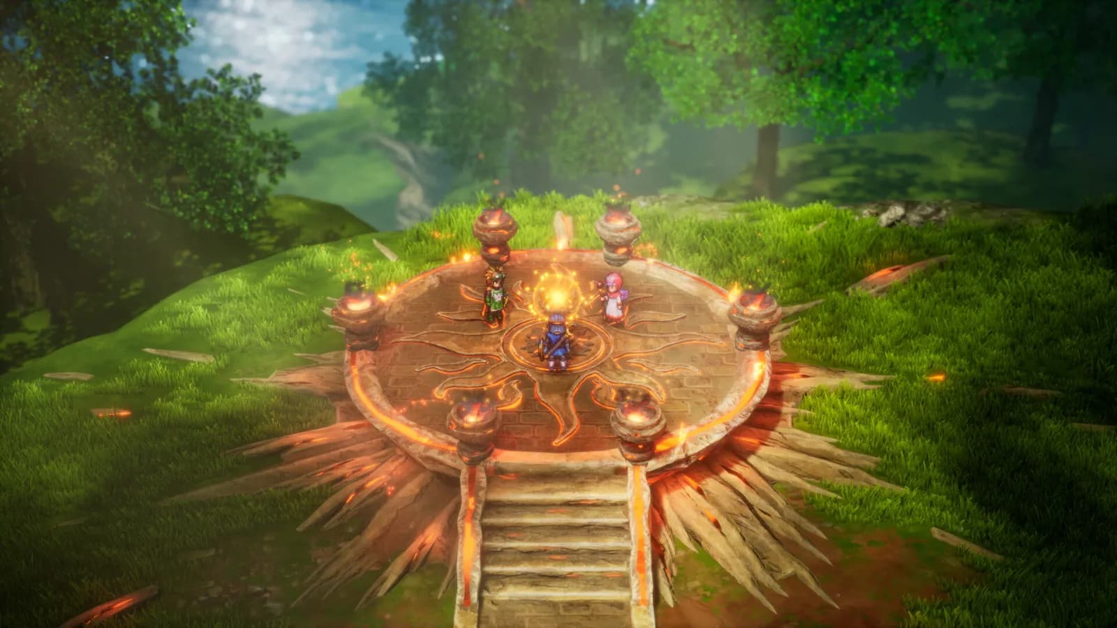 DRAGON QUEST I and 2 HD - 2D Remake — скриншот 5