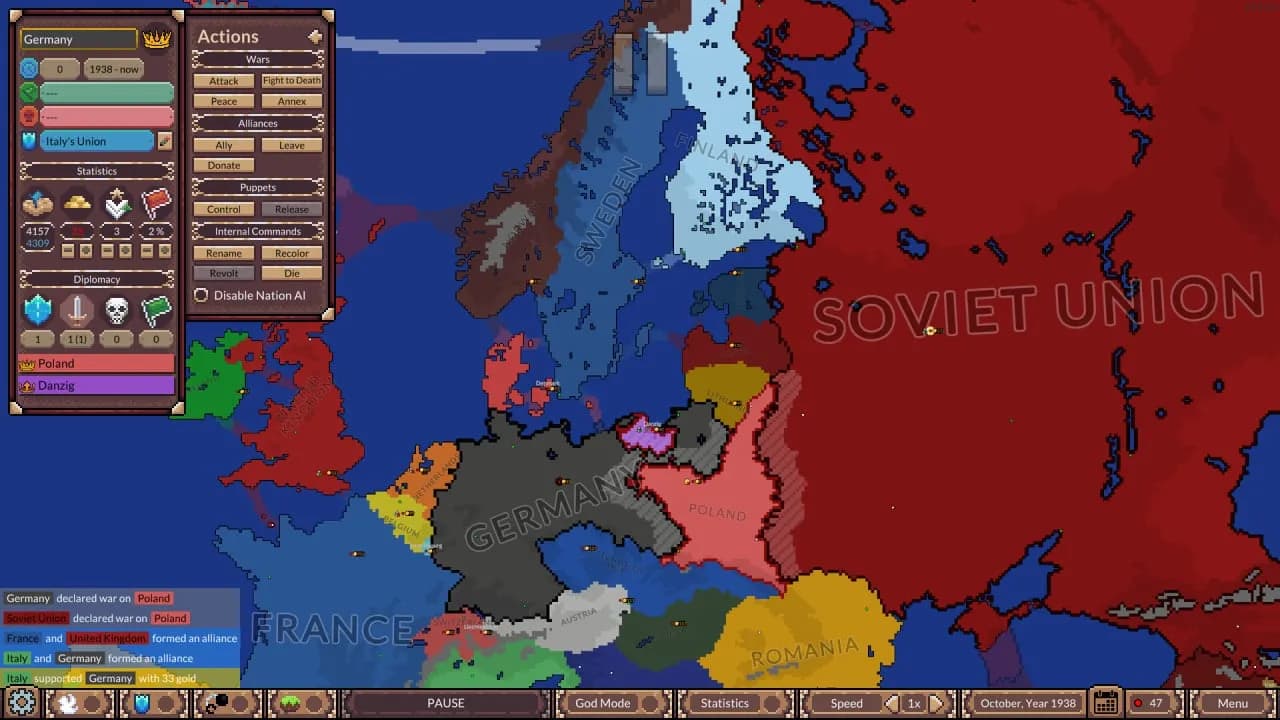 Ages of Conflict: World War Simulator — скриншот 1
