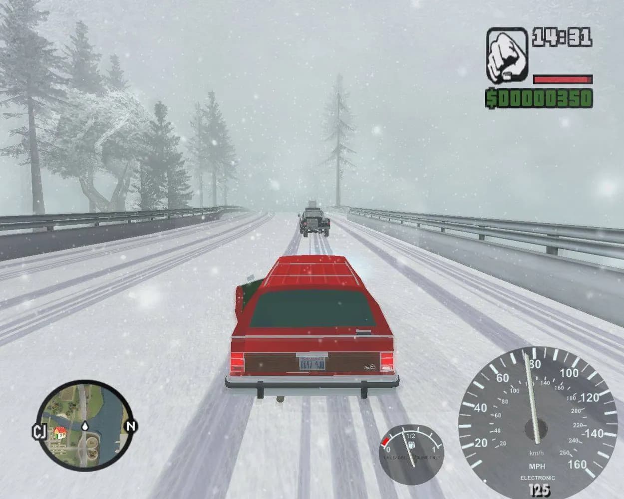 Grand Theft Auto: San Andreas - Winter Edition — скриншот 2
