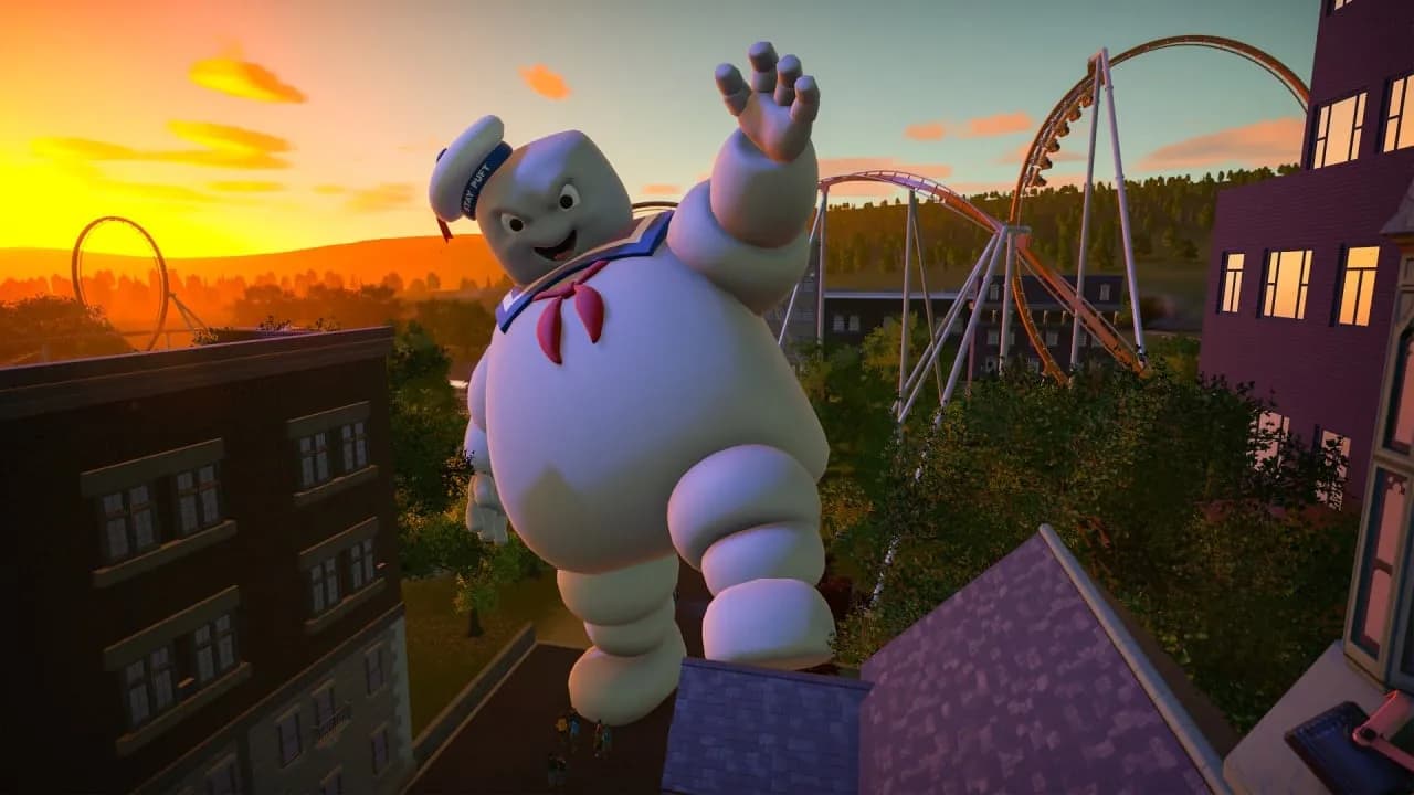 Planet Coaster: Ghostbusters — скриншот 6